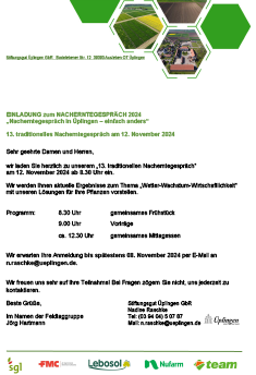 Nacherntegespräch 2024